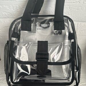 BAGSMART - Clear Black Trim Backpack